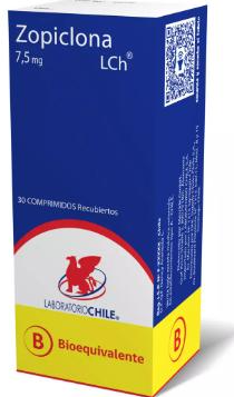 ZOPICLONA COM 7,5 MG X 30 CHILE.