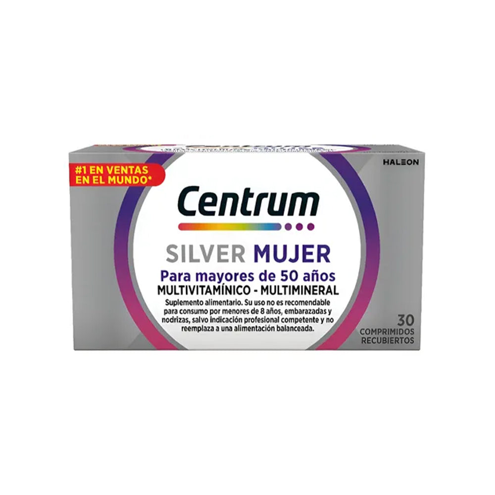 CENTRUM SILVER MUJER X 30 COMP RECUBIERTOS