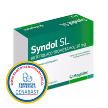 SYNDOL SUBLINGUAL 30MG X 4 COMPRIMIDOS CENABAST