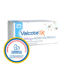 VALCOTE ER 500 MG CM REC LP CAJ 50 CM CENABAST