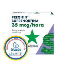 PREQIFIN SIST. TRANSD 35 MCG/H CAJ 5 UN CENABAST