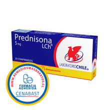 PREDNISONA 5 MG X 20 COMP LCH CENABAST