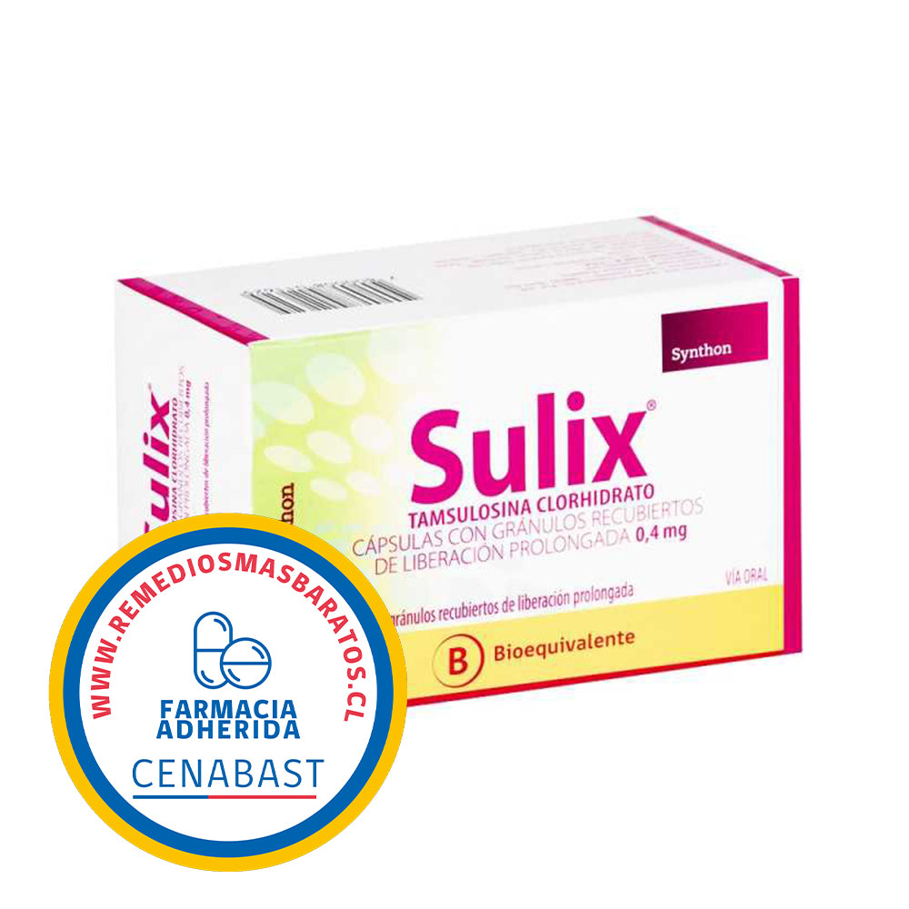 SULIX CAPSULA 0.4 MG. X 60 CENABAST