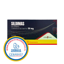 SILDIMAS 50 MG CAJ 10 CM REC CENABAST