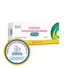LETROZOL 2.5 MG X 30 COMP SEVEN PH CENABAST