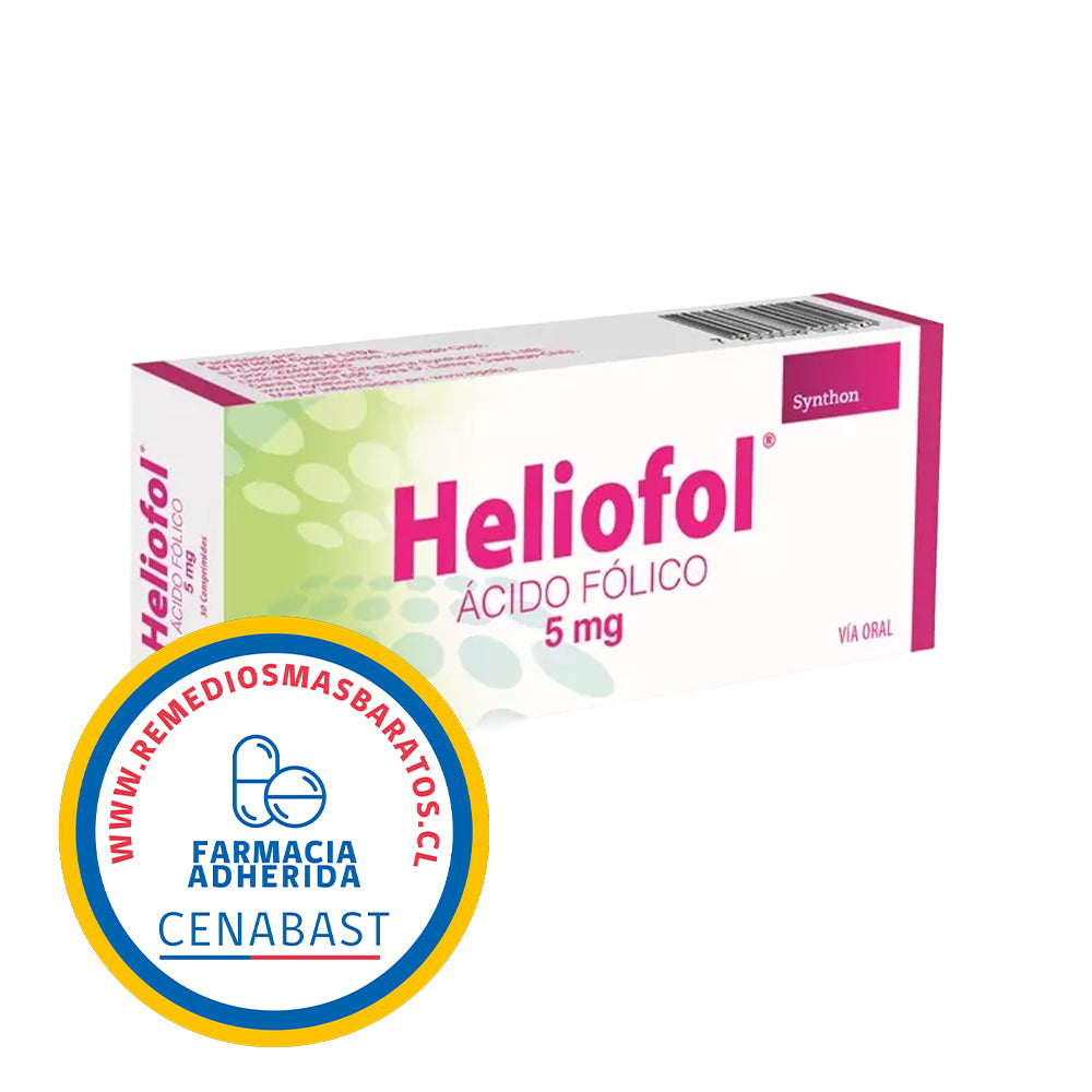 HELIOFOL  5MG X 30 COMP CENABAST