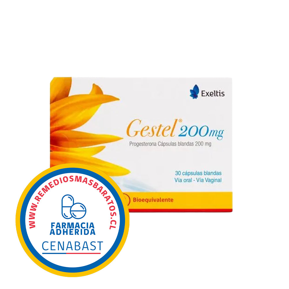 GESTEL 200MG X 30 CMPRIMIDOS CENABAST