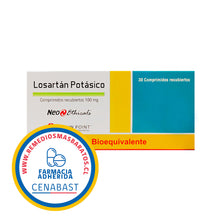LOSARTAN 100 MG X 30 COM NEOETHICALS CENABAST