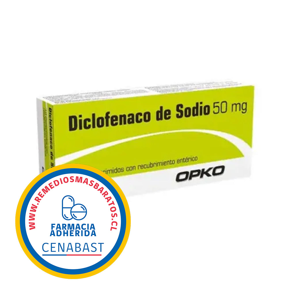 DICLOFENACO COMP REC 50 MG X 10 COM O CENABAST