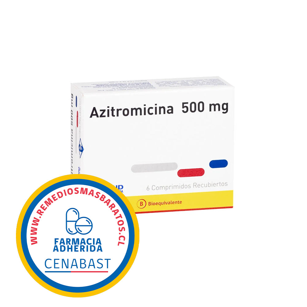 AZITROMICINA 500MG X 6 COMPRIMIDOS CENABAST
