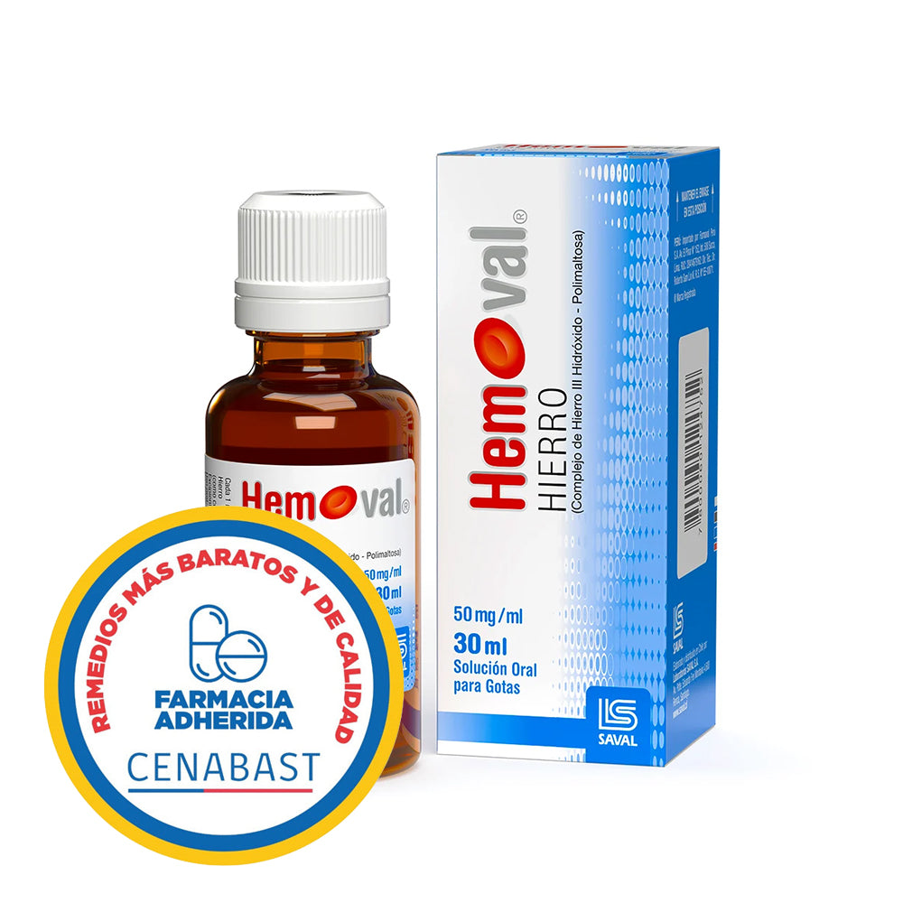 HEMOVAL 50MG/ML X 30 ML CENABAST