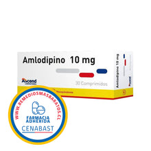 AMLODIPINO 10 MG X 30 COM CENABAST