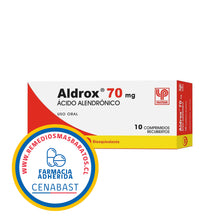 ALDROX 70 MG X 10 COM CENABAST