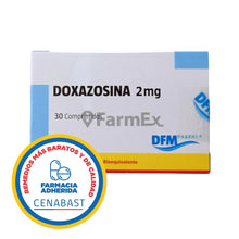 DOXAZOSINA 2 MG X 30 COMP CENABAST