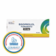 BISOPROLOL 10MG X 30 COMPRIMIDOS CENABAST
