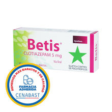 BETIS 5 MG X 30 COM CENABAST