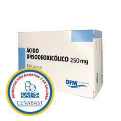 Ácido Ursodesoxicólico · 30 comprimidos · con receta médica