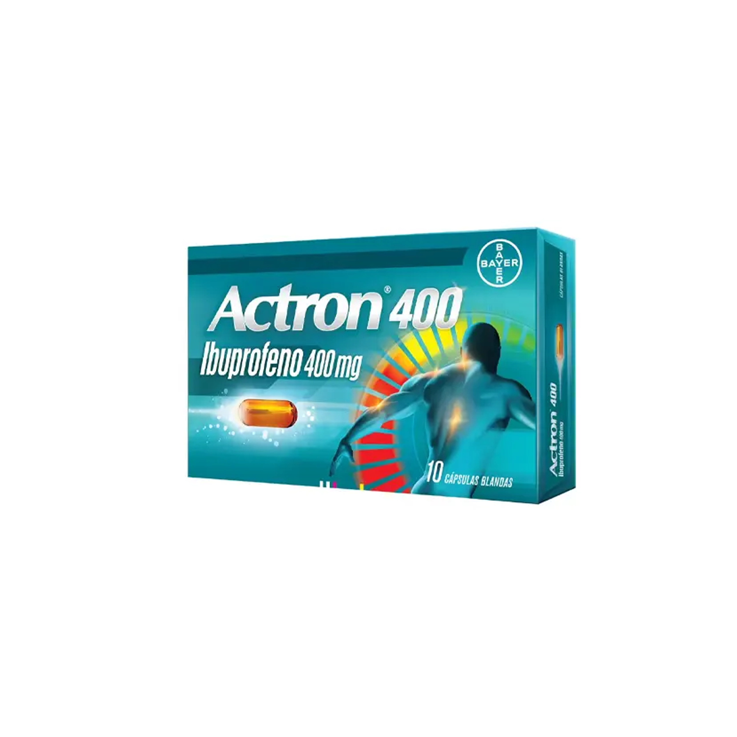 ACTRON CAPSULAS BLANDAS 400MG.10 BAYER