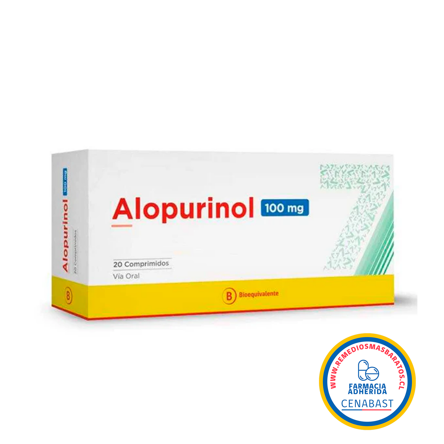ALOPURINOL 100 MG X 20 COMPRIMIDOS
