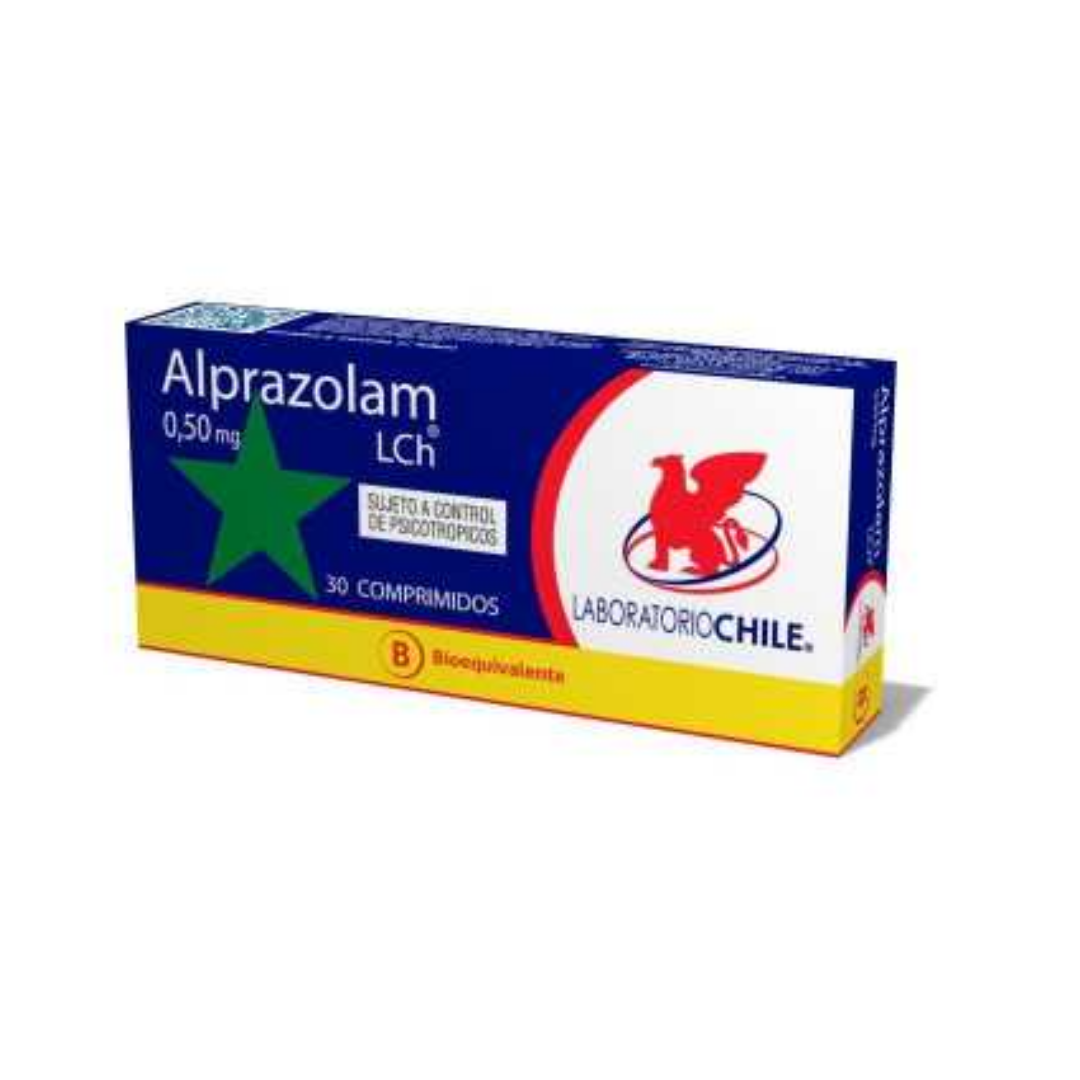 ALPRAZOLAM COMPRIMIDOS 0.5 MG X 30