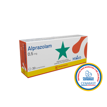 ALPRAZOLAM 0.5 MG X 30 COMPRIMIDOS CENABAST