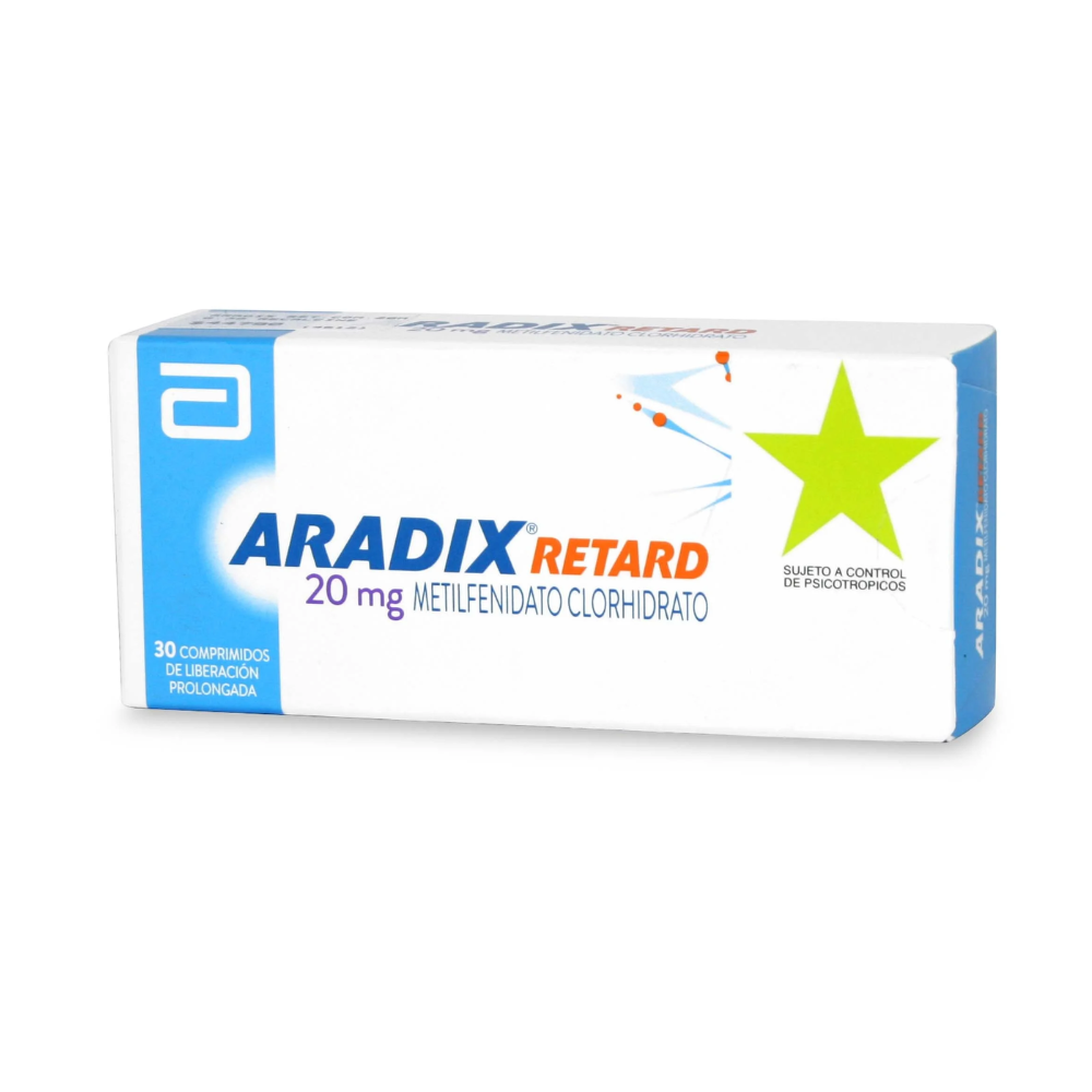 ARADIX RETARD 20MG X 30 COMPRIMIDOS REC LIB PROL