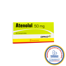 ATENOLOL  50 MG X 20 COMPRIMIDOS CENABAST