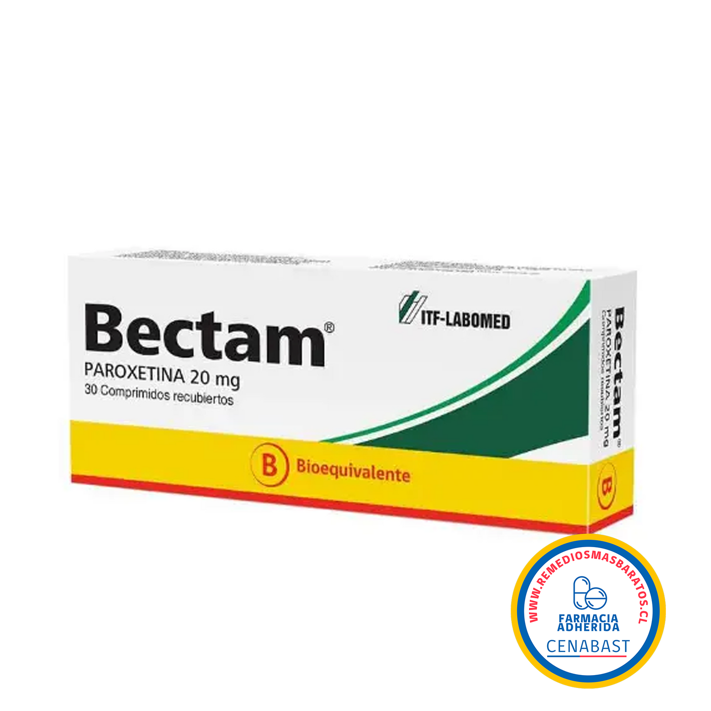 BECTAM 20 MG X 60 COMPRIMIDOS CENABAST