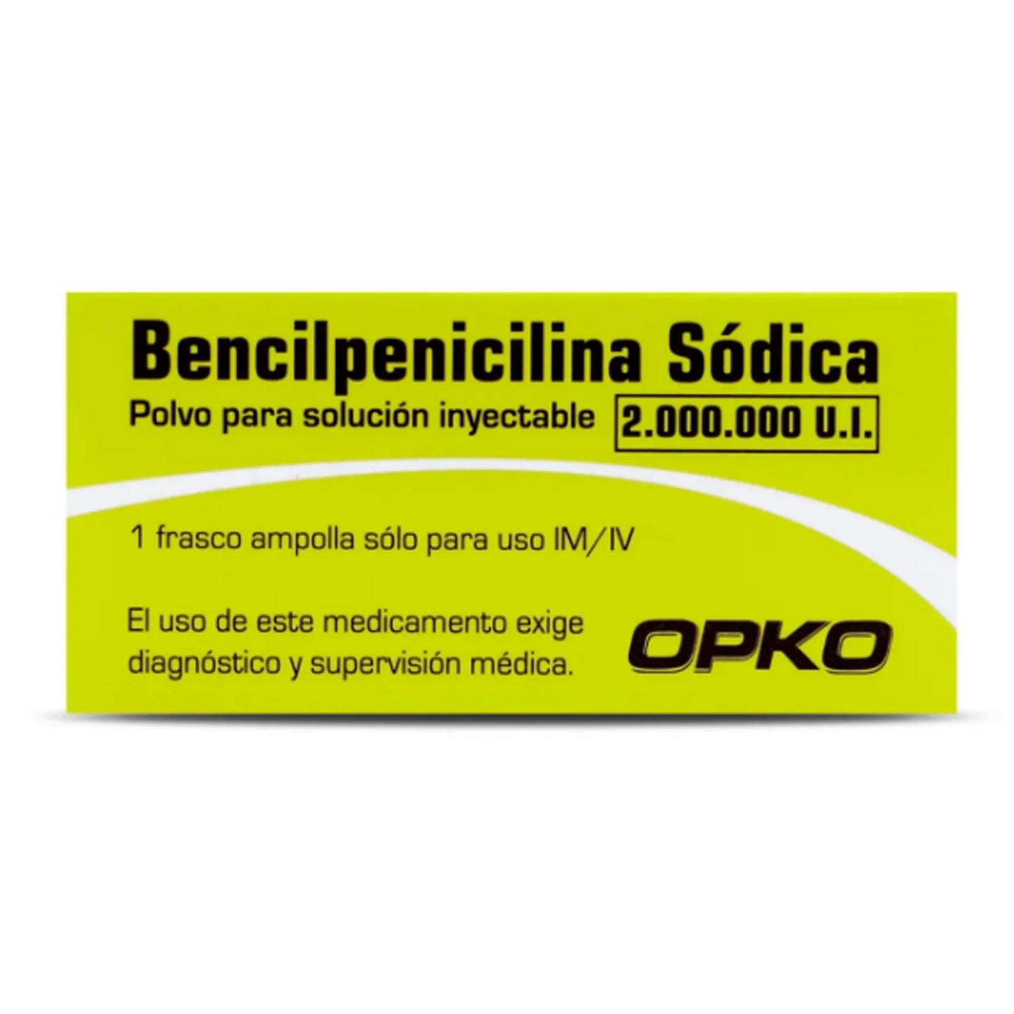 Bencilpenicilina polvo suspensión Inyectable 2.000.000UI