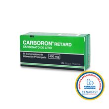 CARBORON RET COM 400 MG X 50 CENABAST