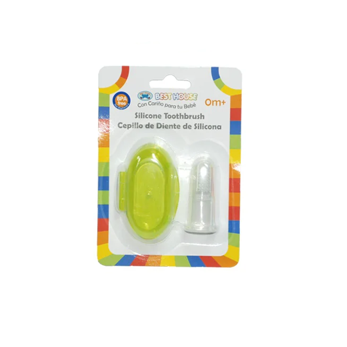 CEPILLO DE DIENTES DE SILICONA CON ESTUCHE BH.
