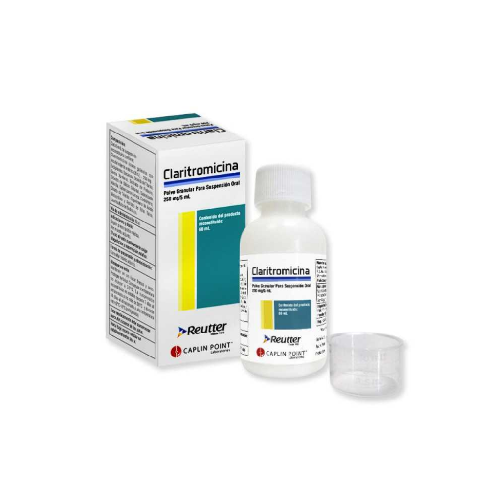 CLARITROMICINA 250MG/5ML X 60ML