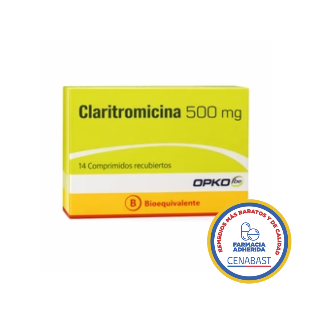 CLARITROMICINA 500 MG X opk 14 CENABAST