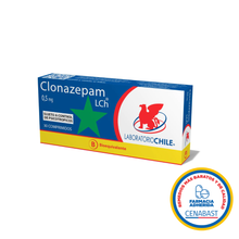 CLONAZEPAM 0.5 MG X 30 COMPRIMIDOS CENABAST