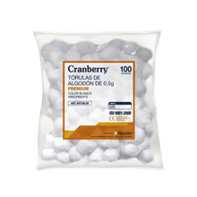 CRANBERRY TORULAS DE ALGODON 0.5 GRBOLSA X 100 REUTTER (DM)