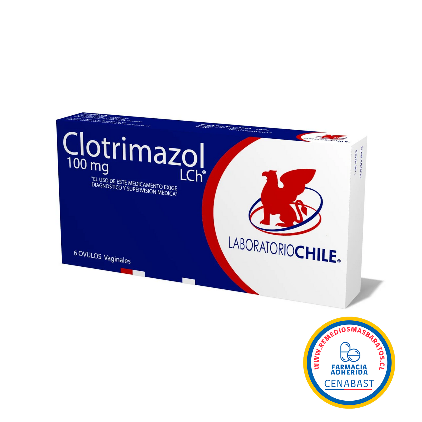 CLOTRIMAZOL 100MG X 6 ÓVULOS VAGINAL