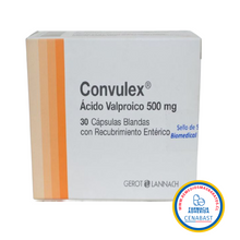 CONVULEX 500 MG X 30 COMPRIMIDOS CENABAST