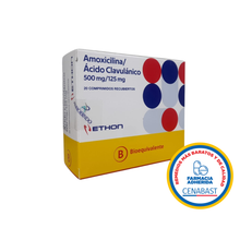 AMOXICILINA /ACIDO CLAVULANICO 500 /125MG X 20 COMPIMIDOS