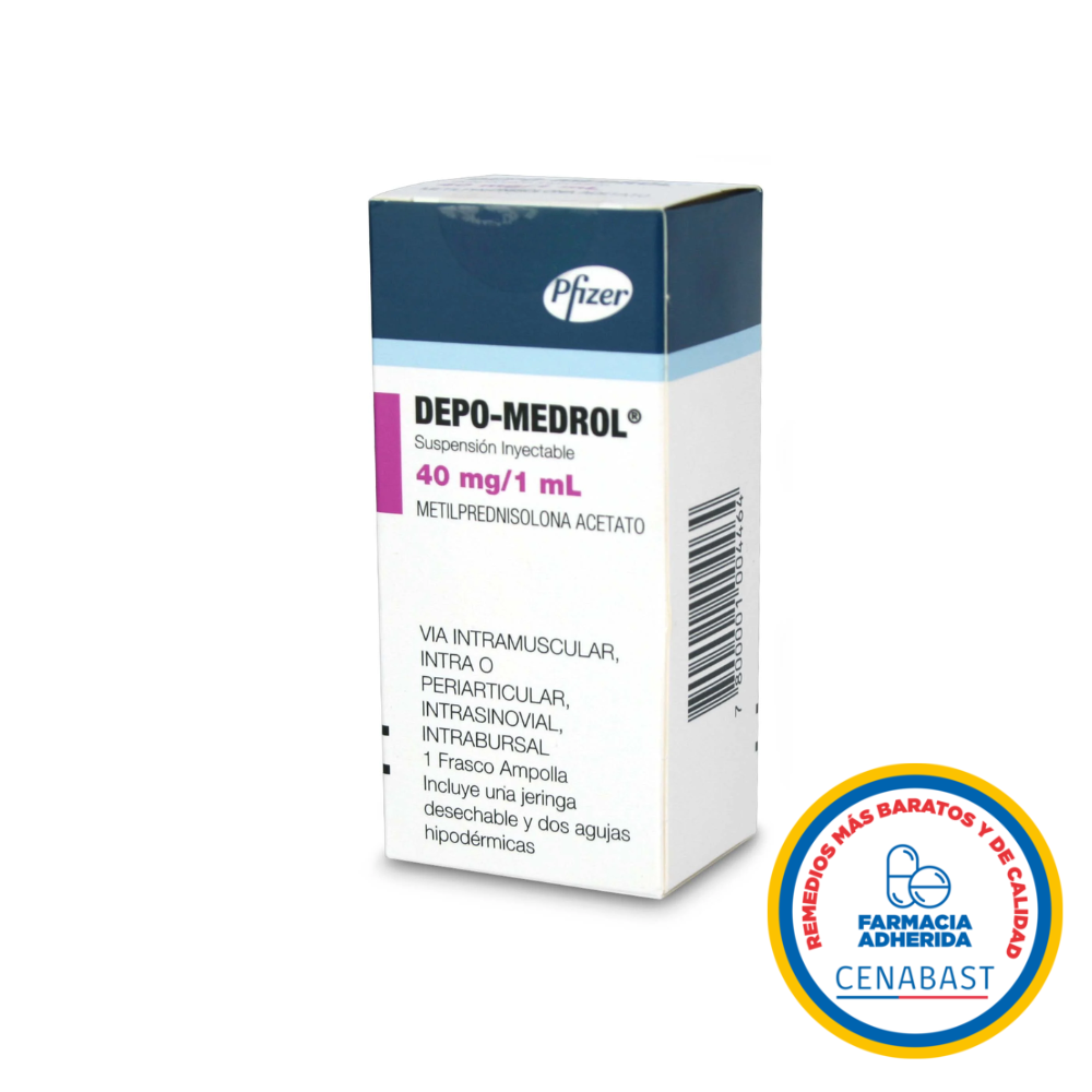 DEPO-MEDROL 40MG/ML X 1 ML CENABAST