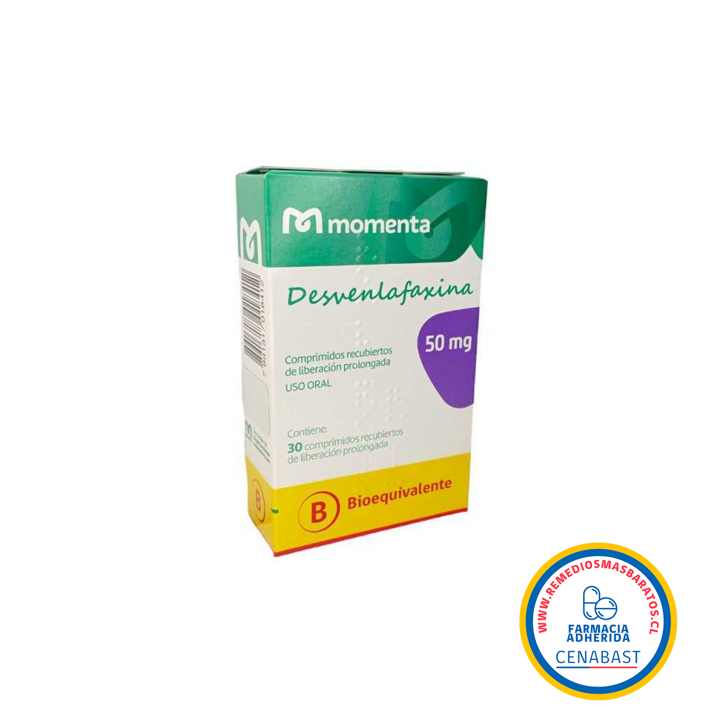 DESVENLAFAXINA 50MG X 30 COMPRIMIDOS