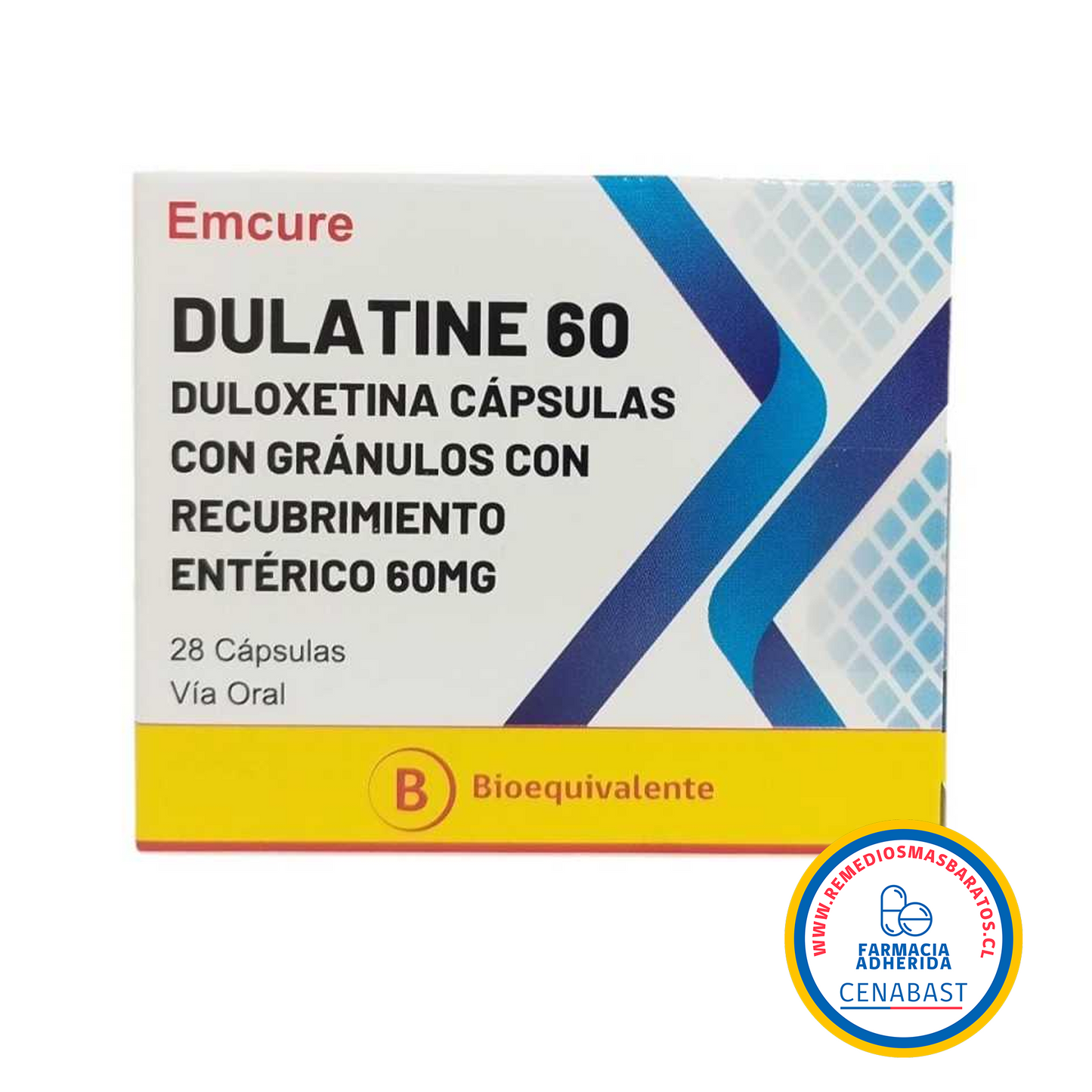 DULATINE 60MG X 28 CAPSULAS