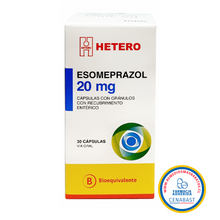 ESOMEPRAZOL 20 MG X 30 CAPSULAS CENABAST