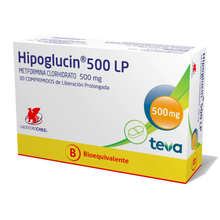 HIPOGLUCIN 500 MG LP X 30 COMPRIMIDOS