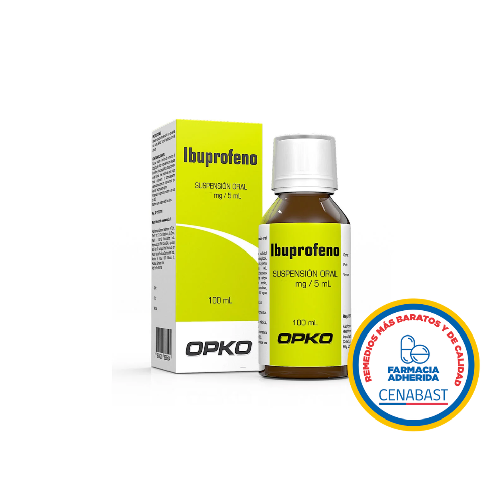 IBUPROFENO 200MG/5ML SUSP X 100 ML CENABAST