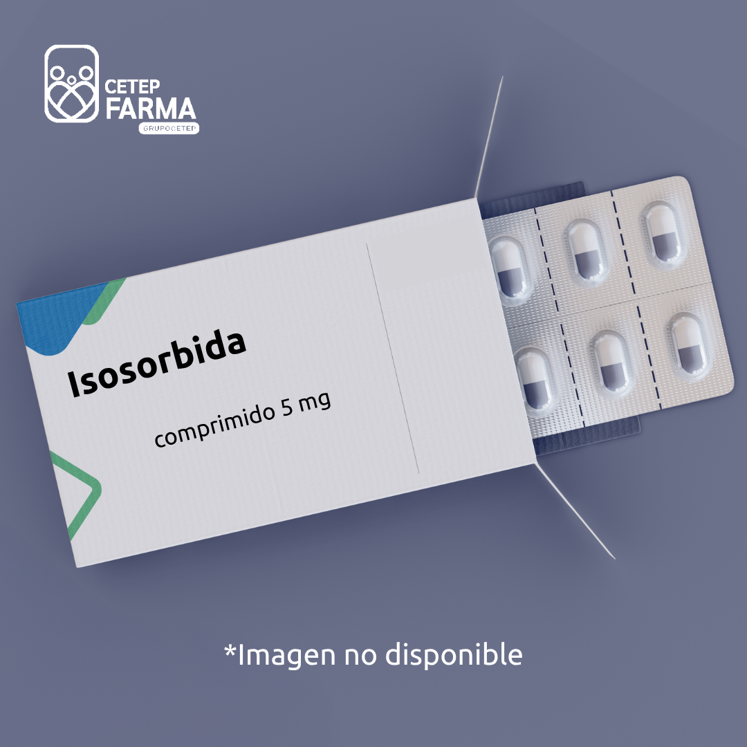 Isosorbida comprimidos sublinguales 5 mg