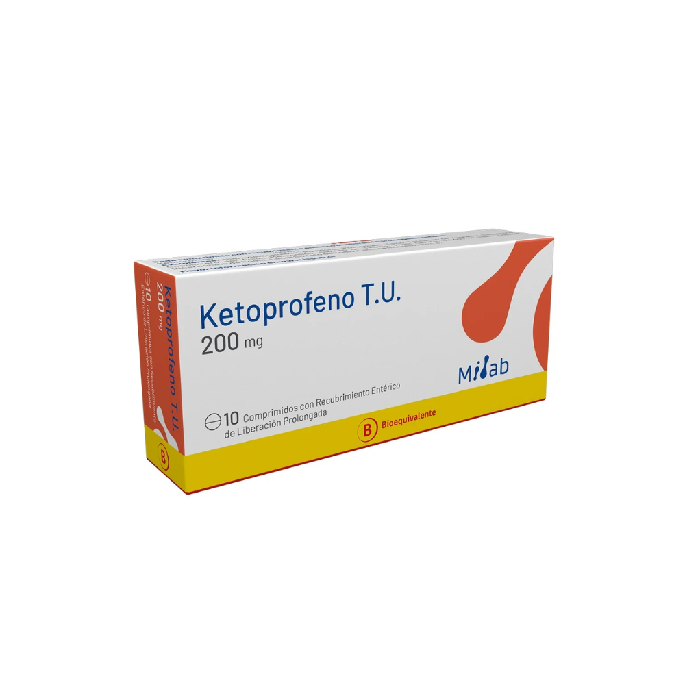 KETOPROFENO T.U 200 MG X 10 COMP