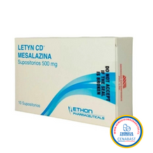 LETYN CD 500 MG X 10 SUPOSITORIOS CENABAST