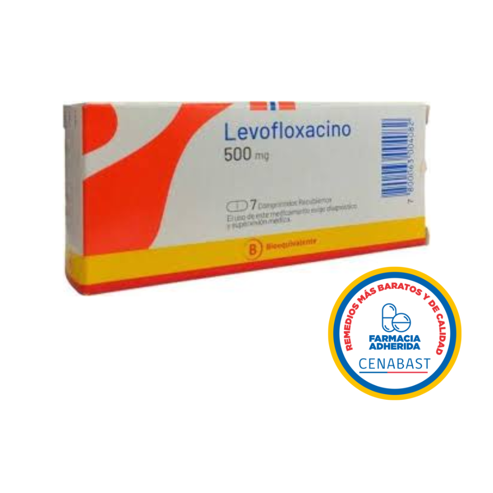 LEVOFLOXACINO 500 MG X 7 COMPRIMIDOS CENABAST