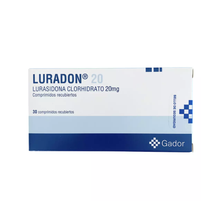 LURADON 20 MG X 30 COMPRIMIDOS RECUBIERTOS