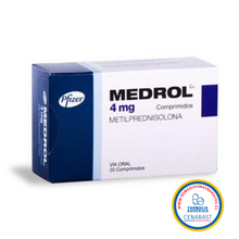 MEDROL 4 MG X 20 COMPRIMIDOS